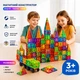 Детский магнитный конструктор 3D Magnetic Tiles на 100 деталей 3D магнитные блоки (арт.9151) - изображение 1