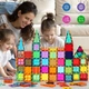 Детский магнитный конструктор 3D Magnetic Tiles на 100 деталей 3D магнитные блоки (арт.9151) - изображение 5