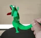 Подвижная ящерица Том на пружине. Lizard Tom — антистресс-игрушка, фигурка персонажа из мультфильма «Хопс». - изображение 7