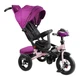 Дитячий триколісний велосипед Best Trike 6088 736-07F з надувними колесами з музичною фарою та Bluetooth - зображення 4