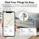 Bluetooth-трекер Tukio Tracker Tag для Apple Find My, ключей, багажа и кошелька, IP67, черный с серым чехлом - изображение 4