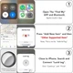 Bluetooth-трекер Tukio Tracker Tag для Apple Find My, ключей, багажа и кошелька, IP67, черный с серым чехлом - изображение 8