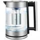 Электрочайник HOCO HA01A Kitchen high boron glass electric kettle, 1.8L, 2000W, silver - изображение 1