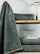 Полотенце махровое лицевое "АИША" STRIPY 50*90 см Хаки - изображение 5