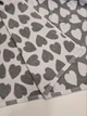 Полотенце махровое лицевое "АИША" AMORE 50*90 см Бело-серое - изображение 3