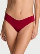 Комплект белья Victoria's Secret бюст Push-Up и трусики тонг 1160706616 (Бордовый 34D/M) - изображение 6