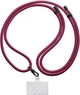 Ремінець для смартфона ArmorStandart Rope with Clear holder Black/Burgundy (ARM91365) - зображення 1