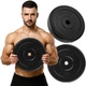 Obciążenie Gymtek Logo G-66469 kompozytowe 10 kg 31 mm Czarne (5907766664697) - obraz 3