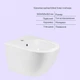Комплект Qtap Jay 2 в 1: унитаз подвесной Rimless + биде подвесное - изображение 5