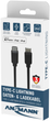 Кабель Ansmann USB Type-C to Lightning 60W 1.2 м Black (1700-0106) - зображення 4