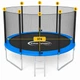Батут 374 см (12 FT) для дітей та дорослих King Sport з драбиною, зовнішня сітка - зображення 4