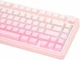 Бездротова ігрова механічна клавітура AULA F75 Pink, Dream Sakura switch, 75%, Hot-Swap, RGB, 2.4GHz/Bluetooth/USB - изображение 5