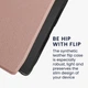 Обкладинка чохол kwmobile Flip для PocketBook 710 Era Lite Rose Gold - зображення 4