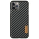 Карбонова накладка G-Case Dark series для Apple iPhone 11 Pro Max (6.5") Чорний - зображення 1