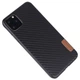 Карбонова накладка G-Case Dark series для Apple iPhone 11 Pro Max (6.5") Чорний - зображення 2