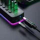 Hub USB Zenwire HUB11 7x USB 3.0 z dodatkowym zasilaniem i RGB LED czarny - obraz 5