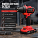 Аккумуляторный шуруповерт ударный Krafftec GCT220 48V 6Ah с двумя аккумуляторами набором инструментов гибким валом и кейсом - изображение 1