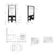 Готовое решение Qtap: Комплект инсталляции Standard с подвесным унитазом Gemini Ultra Quiet, черный матовый безободковый с - изображение 2