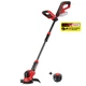 Триммер садовый Einhell GE-CT 18/25-1 Li-Solo, 18V, 8400об/мин, 25см, пластиковые ножи + леска, 2.0кг (без АКБ и ЗУ) (3411256) EINHELL 3411256 1060871 - изображение 1