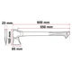 Топор Alloid Pro, ручка из фибергласа, 1000г, 60см (AX-2460) Alloid AX-2460 1066871 - изображение 6