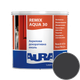 Емаль акрилова Aura Luxpro Remix Aqua 30 RAL 9005 (глибокий чорний) напівматова TR 0.7 л - зображення 1
