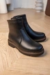 Черевики жіночі натуральна шкіра DJUS SHOES 39 (25,2 см.) 127.789 Чорні - зображення 5