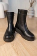 Черевики жіночі зимові натуральна шкіра DJUS SHOES 38 (24,5 см.) 70.09 Чорні - зображення 6
