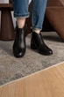 Черевики жіночі демісезонні натуральна шкіра DJUS SHOES 39 (26,0 см.) 851.174 Чорні - зображення 4