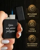 Газовая зажигалка для мужчин подарочная в коробочке с индивидуальной гравировкой многоразовая в подарок мужчине металлическая ветрозащитная перезаправочная для гравировки текста рисунков дат с регулировкой пламени металлическая черная - изображение 2