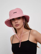 Панама Jacquemus нежно-розового цвета на объем головы 54-58 см, повседневная розовая панама с шейным шнурком - изображение 1