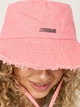 Панама Jacquemus нежно-розового цвета на объем головы 54-58 см, повседневная розовая панама с шейным шнурком - изображение 3