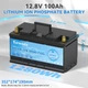 Аккумулятор LiFePO4 Kepworth 12V 100Ah 1280Wh Smart Bluetooth + зарядное устройство | LiFePO4 АКБ с BMS - изображение 2