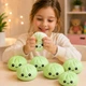 Антистресс игрушка сквиш Пельмень, 10 см, Зеленый, Bun Rainbow Mystery Squishy Dumpling - изображение 4