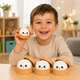 Антистрес іграшка сквіш Пельмень, 10 см, Білий, Bun Rainbow Mystery Squishy Dumpling - зображення 3