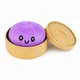 Антистресс игрушка сквиш Пельмень, 10 см, Фиолетовый, Bun Rainbow Mystery Squishy Dumpling - изображение 2