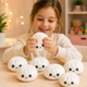 Антистрес іграшка сквіш Пельмень, 10 см, Білий, Bun Rainbow Mystery Squishy Dumpling - зображення 4