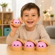 Антистресс игрушка сквиш Пельмень, 10 см, Розовый, Bun Rainbow Mystery Squishy Dumpling - изображение 3