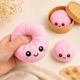 Антистресс игрушка сквиш Пельмень, 10 см, Розовый, Bun Rainbow Mystery Squishy Dumpling - изображение 7