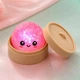 Антистрес іграшка сквіш Пельмень Glitter LED, 10 см, світиться, Рожевий (Squishy Dumpling) - зображення 10