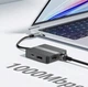 Hub USB-C Zenwire BS-HP706 7w1 HDMI 4K 60Hz DisplayPort Gigabit Ethernet - obraz 8