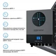 Солнечный инвертор Solarverse Ampere Double 8kW 48V 1 MPPT 220V 1ф (SV8048AD) - зображення 4