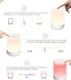 Сенсорный светильник Touch Dimmable Colorful Night Light - изображение 7