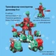 Машинка-конструктор OTAMANKO Трансформер Динозавр 5 в 1 Бірюзовий/червоний - изображение 4