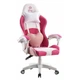 Крісло геймерське Bonro Lady 807 рожево-біле - зображення 1