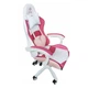 Крісло геймерське Bonro Lady 807 рожево-біле - зображення 2