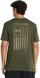 Чоловіча футболка Under Armour Freedom бавовняна хакі мілітарі Розмір 3XL - изображение 4