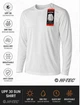 Білий чоловічий лонгслів HI-TEC UPF 30 SUN SHIRT сонцезахисний потовідводний спортивний Розмір L - изображение 3