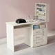Маникюрный стол с тубой и ящиками СМ-1 тумба справа Дуб крафт белый - изображение 1