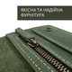 Стильный и удобный кошелек с натуральной кожи (зеленый) - изображение 5