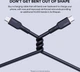 Кабель Aukey 240 W USB Type-C – USB Type-C 1.8 m Black (CB-SCC242) - зображення 5